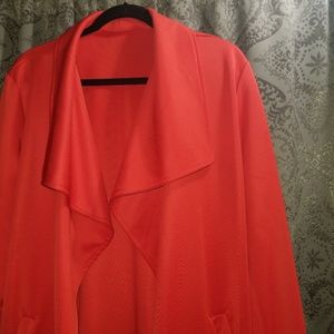 Red Longline Duster